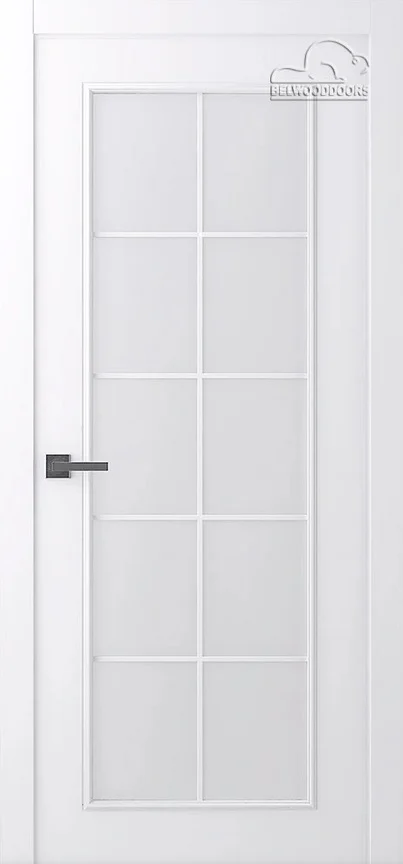 Дверь BELWOODDOORS "Ламира 1" стекло Мателюкс белый 70 (21-8) smart core эмаль белый