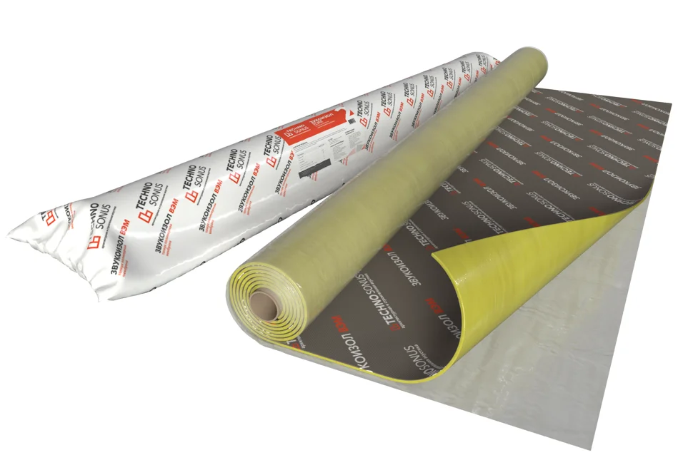 Мембрана Звукоизол ВЭМ 4 смк (2,5м x 1,2м x 4мм) 3м2