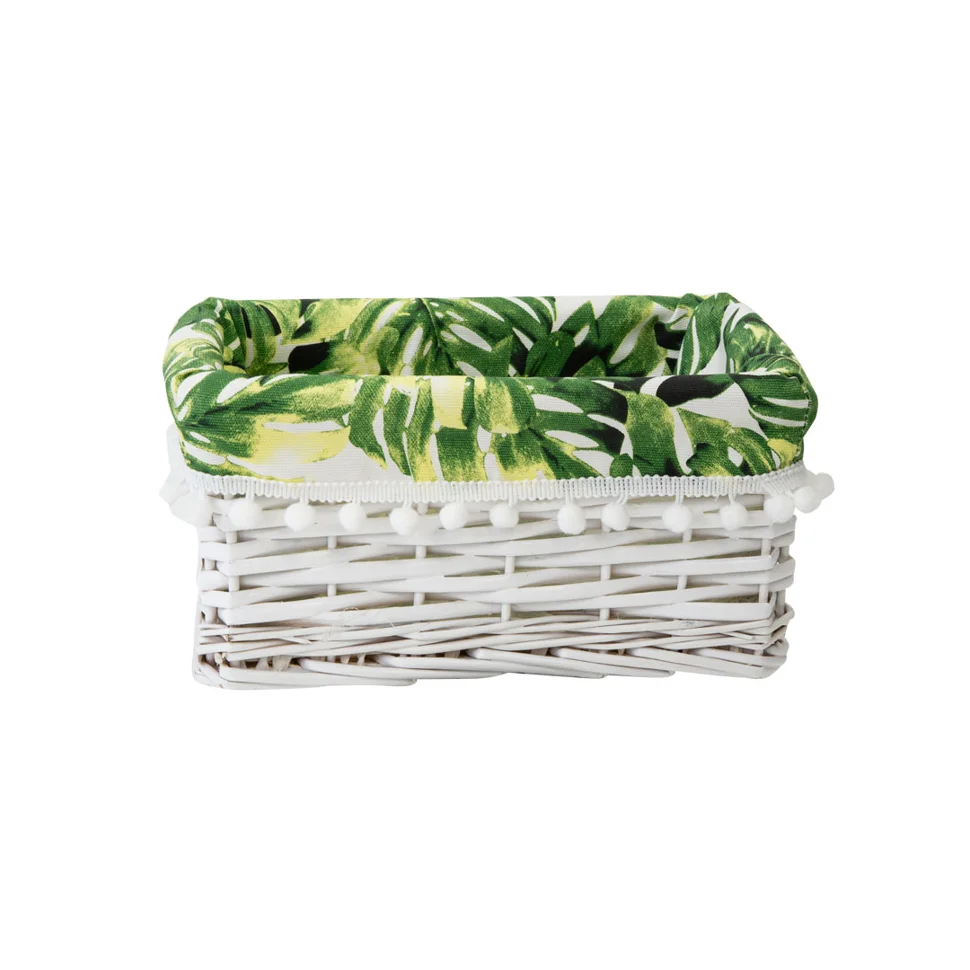 Корзина стеллажная "Tropics", Д280 Ш190 В130, белый