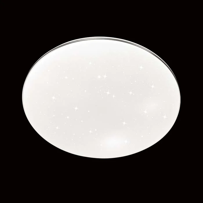 Светильник настенно-потолочный 2052/DL PALE SN 090 пластик/белый/хром LED 48Вт 4000K D410 IP43 ABASI