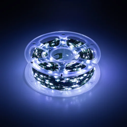 Гирлянда светодиодная новогодняя Нить холодный свет 100 м 1000 microLED IP44 220В, ENIN-1000W ЭРА
