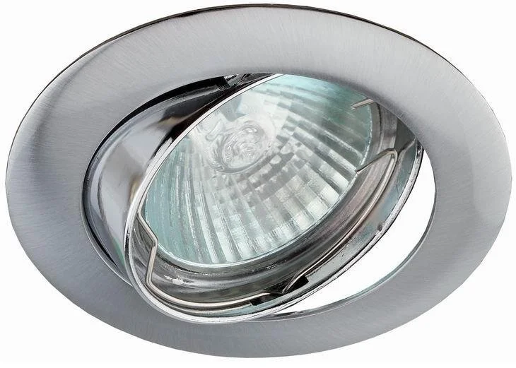 Светильник точечный ЭРА KL1/A CH литой простой MR16,12V/220V, 50W хром