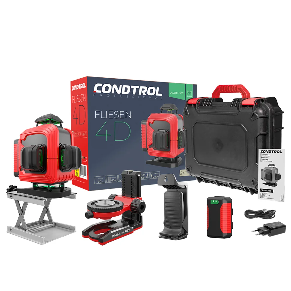 Лазерный нивелир CONDTROL Fliesen 4D new