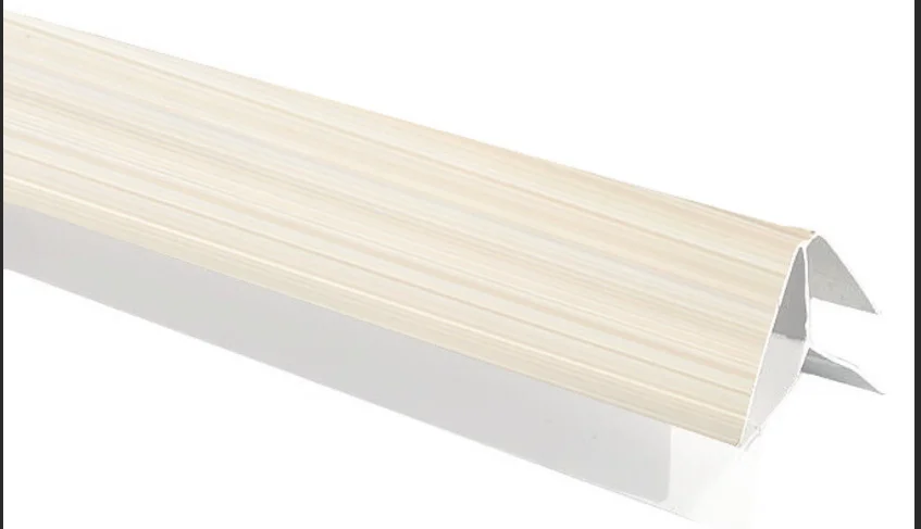 Угол наружный ПВХ 501 Рипс персик 8мм, 2,7м Идеал Ламини