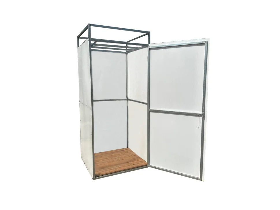 Каркас кабины душевой 1*1*2 (поликарбонат 2,1*4 в комплекте)