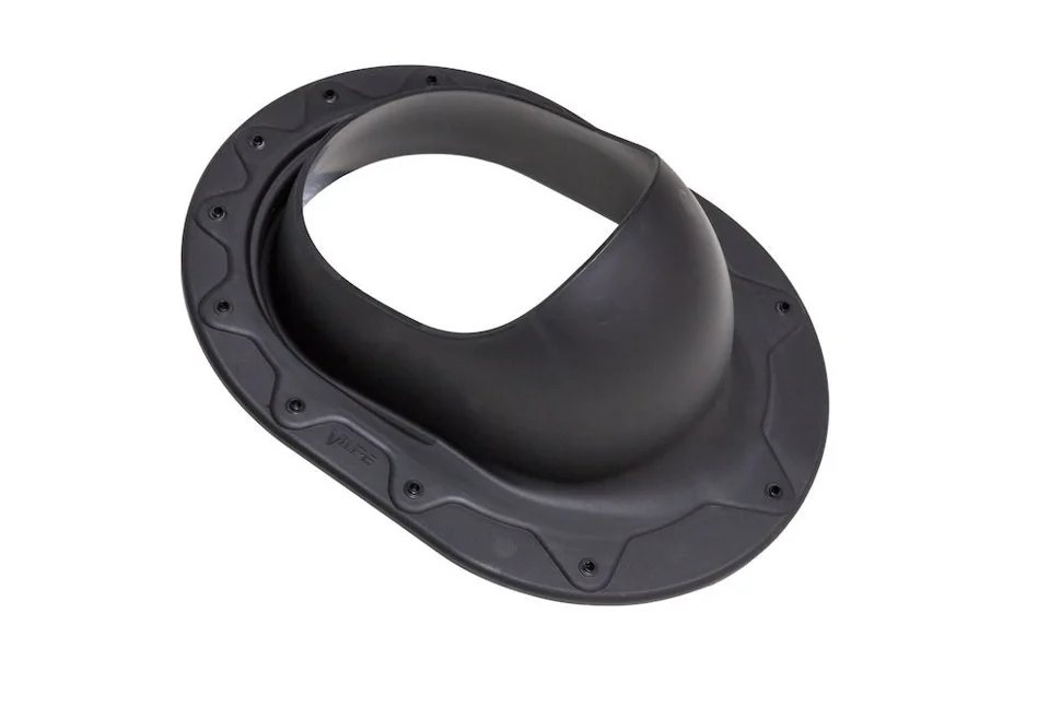 Элемент проходной Vilpe Classic черный для фальцованной металлической и мягкой кровли