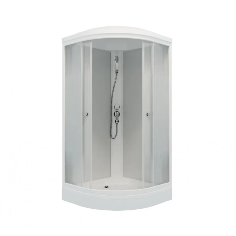 Кабина душевая MARONI AURA NEW SR100L-LN-DN4 100х100х228, низкий поддон, (7 мест+сифон D90мм)