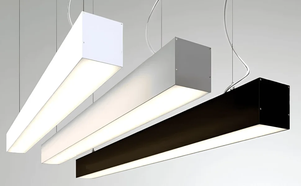 Светильник линейный, черный 30\30/500, 4К