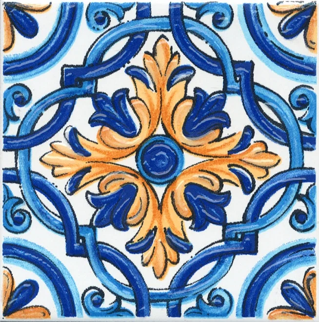 Вставка KERAMA MARAZZI Капри майолика 9,9х9,9 арт.STG&#92;A490&#92;1146
