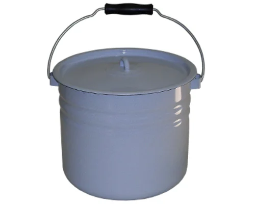 Ведро 12 л Лысьва 1224Ц с крышкой без декора