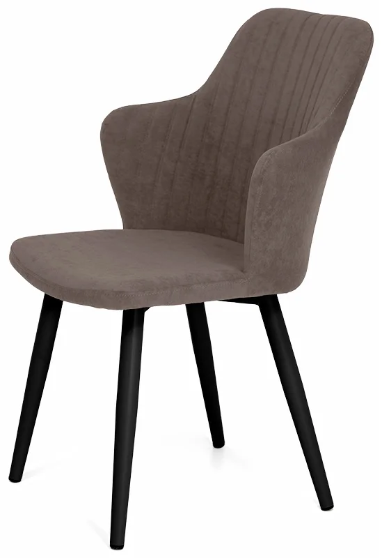 Стул Йорк (ткань RM05-капучино ) + ножки 1R32 (черный)