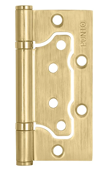 Петля накладная "БАБОЧКА" PUNTO 200-2B 100x2,5 SB матовое золото (2шт.)