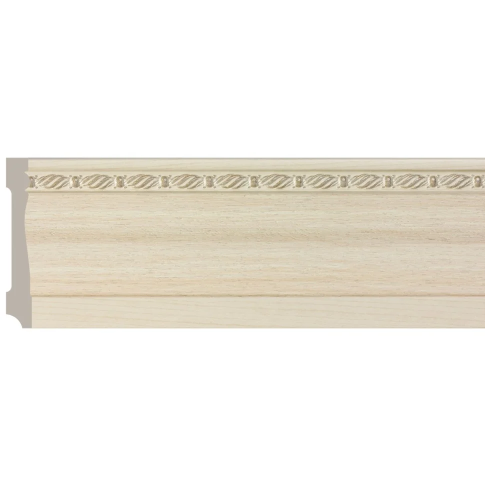 Багет интерьерный COSCA, "Скандинавия", Плинтус 95, "Крем" 2,4м, арт.195-13