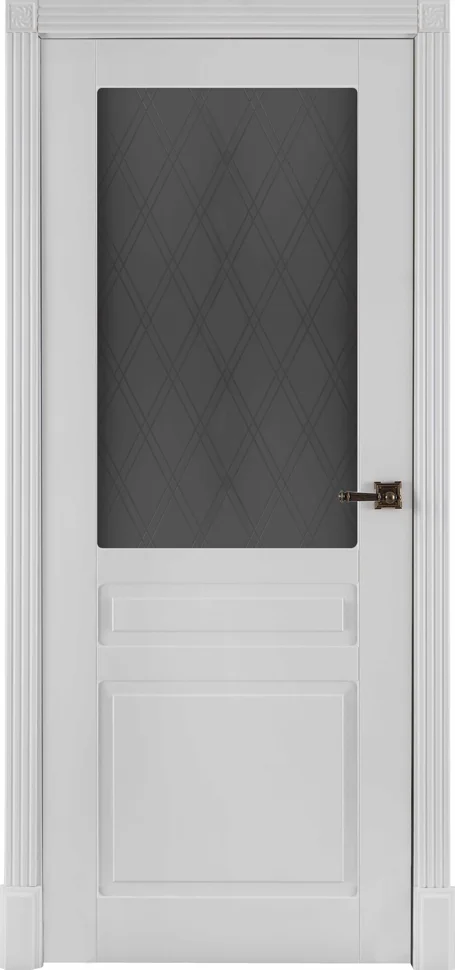 Дверь REGIDOORS Прага со стеклом 80, эмаль белая