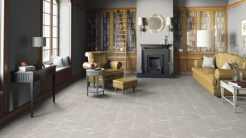 Плитка виниловая Tarkett Prime Click Marble Grey 300*580*3,85