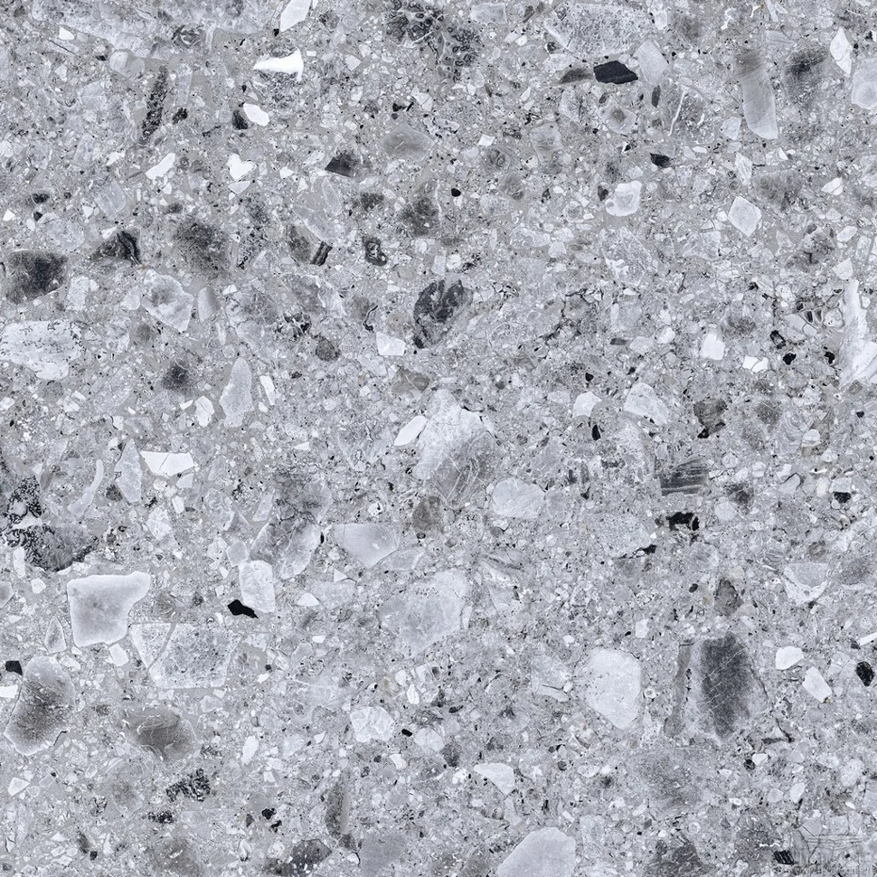 Керамогранит KERRANOVA Terrazzo серый 600x600x10 арт.K-331/MR/600x600x9