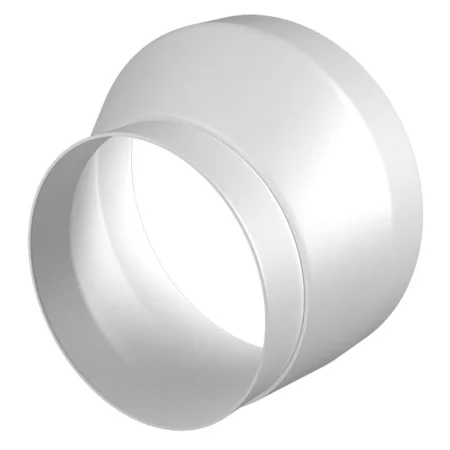 Соединитель эксцентриковый круглого воздуховода с круглым пластик D100/110, ЭРА