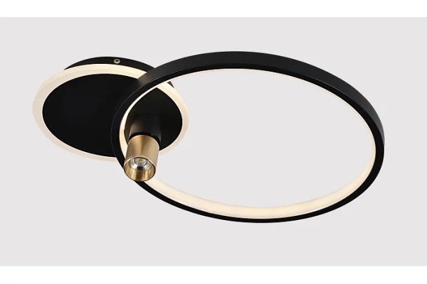 Люстра Naso 2785-450 BK+FGD, LED