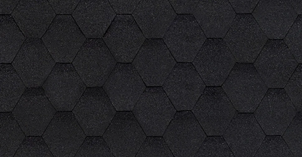 Черепица гибкая ТЕХНОНИКОЛЬ SHINGLAS ОПТИМА черный S=3м2/уп, нарезка=соната