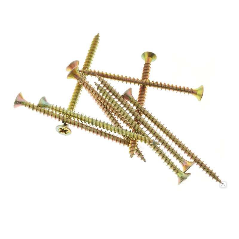 Саморезы гипс-дерево 3,8x64(65) желтый цинк (уп 1кг)