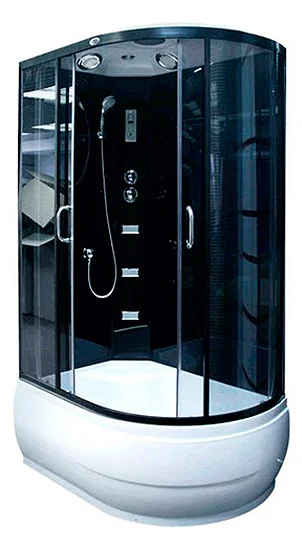 Кабина душевая NIAGARA 1200х800х2200, высокий поддон, стекло ТОНИРОВАННОЕ, арт. NG-214-01L