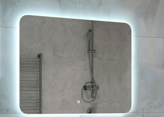 Зеркало САНАКС Drift Light 800 х 600 мм, сенсорное, с внутренней LED подсветкой, ореольное свечение, арт.45263