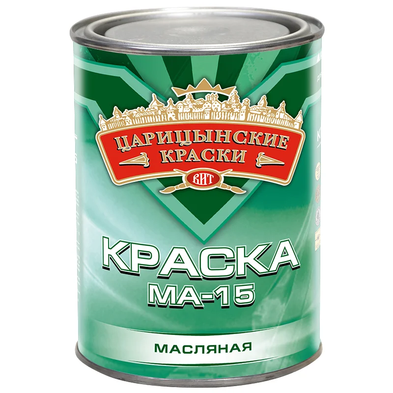 Краска МА-15 черная "Царицынские краски" 0,8 кг