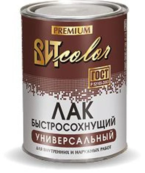 Лак быстросохнущий ВИТ color 2,4кг (сушка 4 часа)
