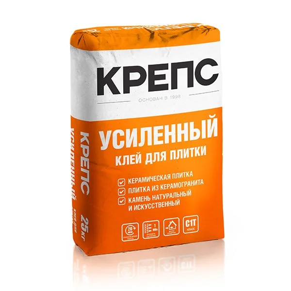 Клей плиточный КРЕПС Усиленный 25 кг