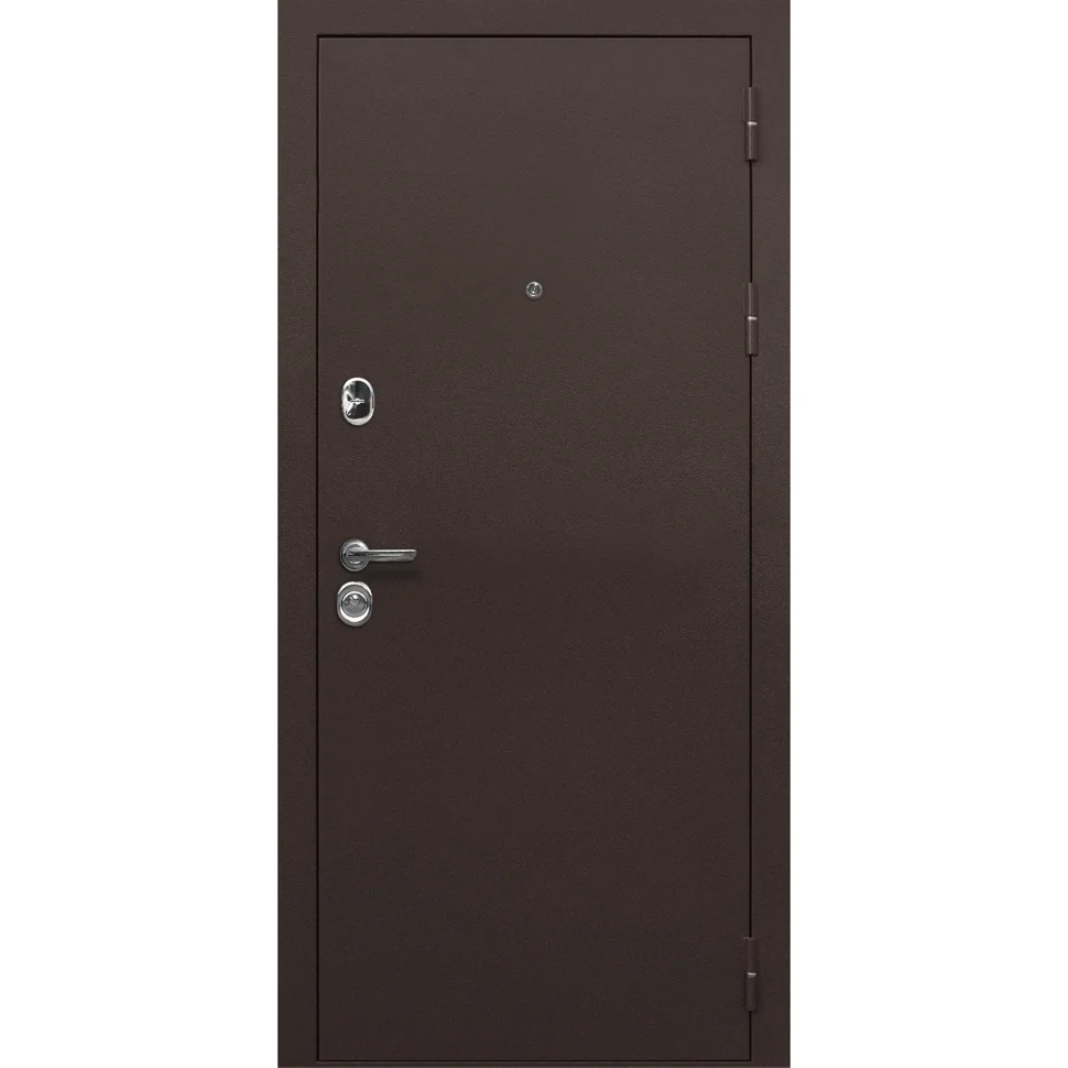 Дверь мет. 9 Продевять Мет/Мет АнтикМедь 860 правая