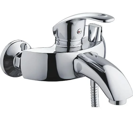 Смеситель HAIBA HB3221 для ванны с душевым гарнитуром, короткий излив, хром