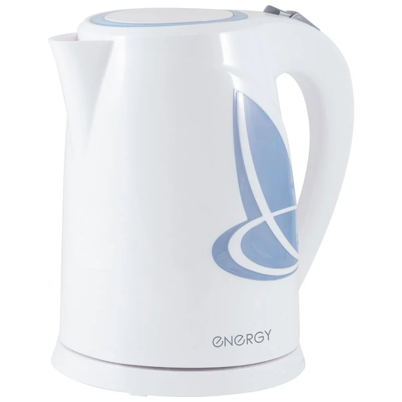 Чайник ENERGY E-211 (1,8 л диск) бело-голубой