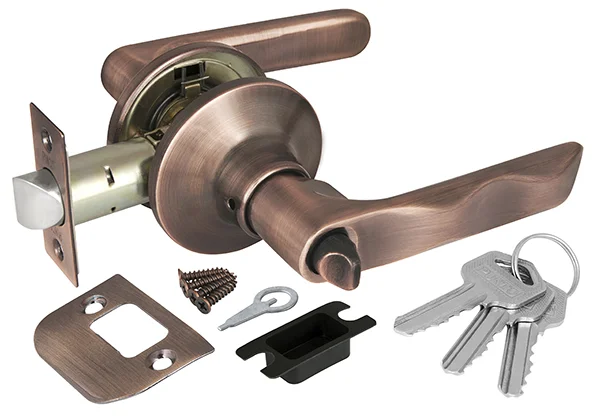 Ручка-защелка ключ/фиксатор PUNTO 6024 AC-E медь