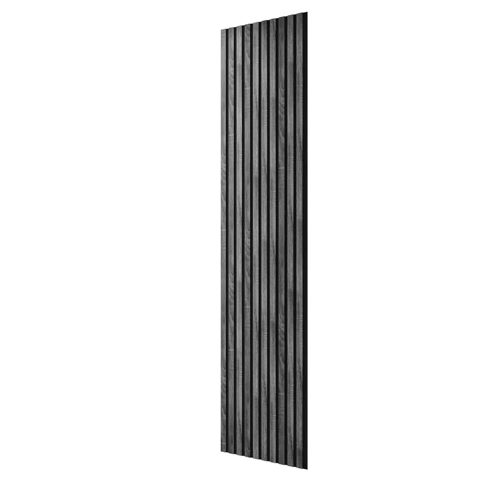 Панель акустическая гибкая ARTIVA flex №2, черный войлок, 2750х600х9мм, рейки МДФ 40х6мм, дуб рейн