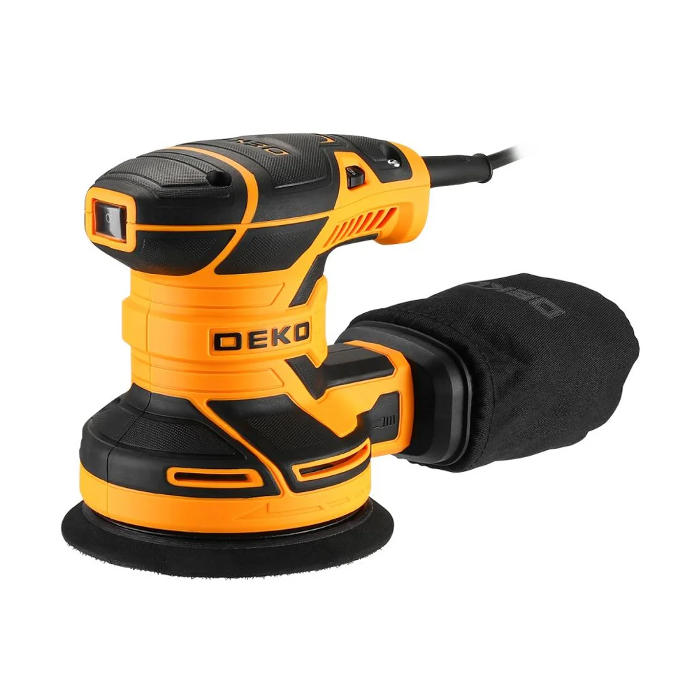Шлифмашина эксцентриковая сетевая DEKO ZKG125