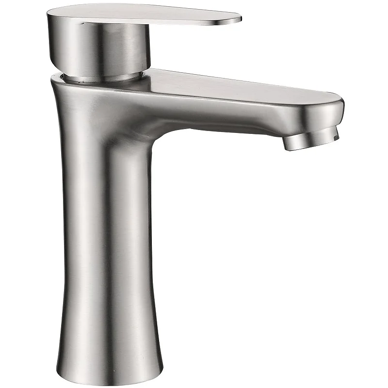 Смеситель HAIBA HB10802	 для раковины, матовый, нержавеющая сталь