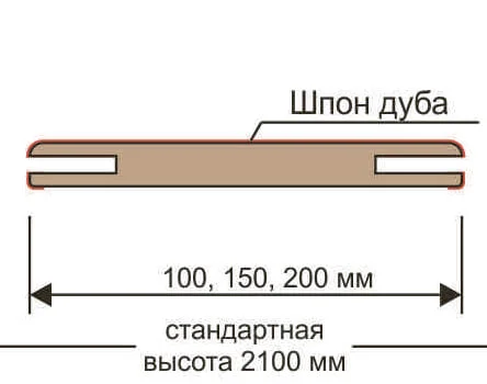 Добор "ART LINE" 150мм*2100мм телескопический Grigio (Rall 7015) эмаль