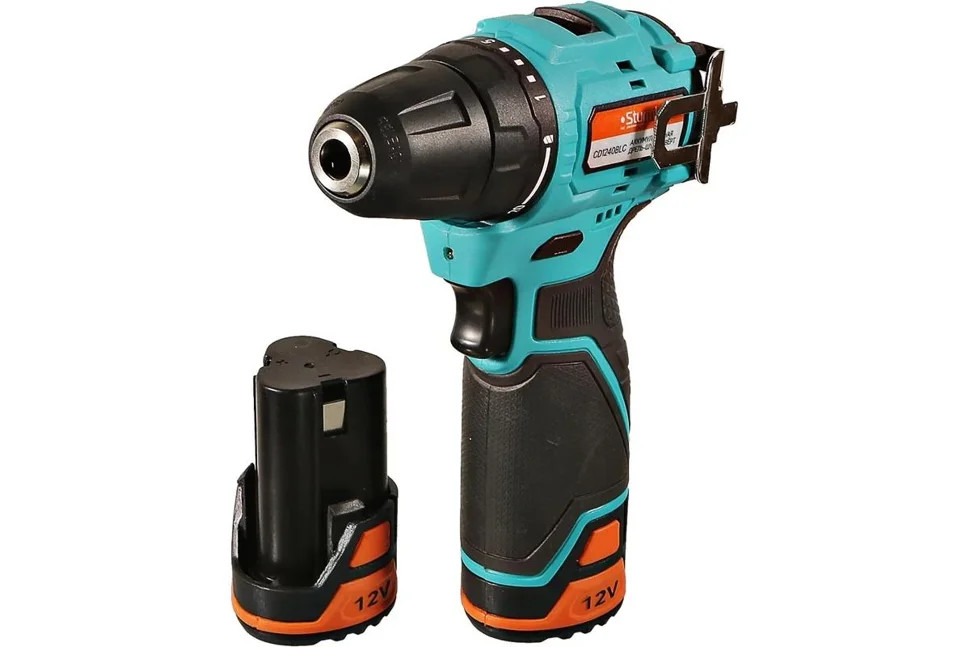 Дрель-шуруповерт аккумуляторная бесщеточная 12В, 1BatterySystem12V, 40Нм,2х2.0Ач, пист. рук,кейс Sturm