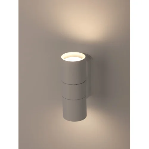 Светильник подсветка для зданий ЭРА WL28 WH 2*GU10 MAX35W IP54 белый