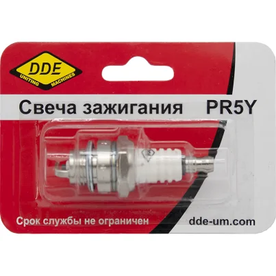 Свеча зажигания DDE - PR5Y (Champion RCJ6Y, Bosch WSR5F, NGK BPMR8A)