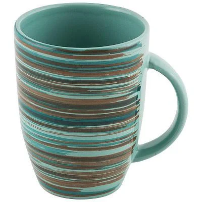 Чашка 0,35 л."Грация" голубая