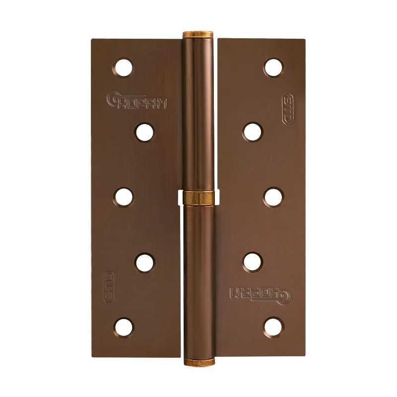 Петли НОРА-М 750-5"-FHP-ECO матовый кофе покрытие левая 120х80х2,5 (2шт)