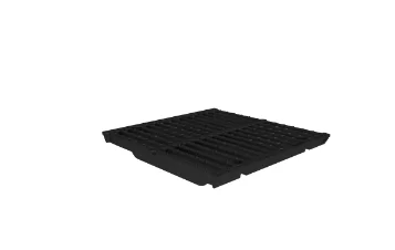 Решетка водоприемная GIDROLICA РВЧЩ - 47040100 - 40 - (F900) чугунная щелевая 50x52,7x3,5 - 1,8/23, арт.47040100