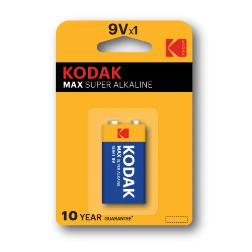 Элемент питания Kodak 6LR61-1BL MAX SUPER Alkaline [K9V-1] (уп. 1шт)