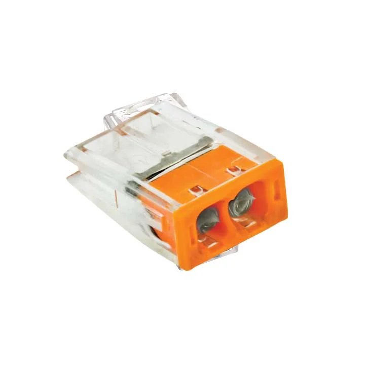 Клемма СМК 2273-242 (с пастой) 2 отверстия 0.5-2.5кв.мм PROxima ЕКF plc-smk-2273-242 (уп.100шт)