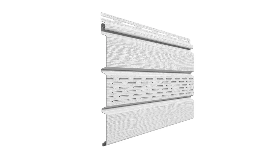 Софит виниловый с центральной перфорацией ELLKA L=3м, H=0.287м (пл=0.86м2) белый