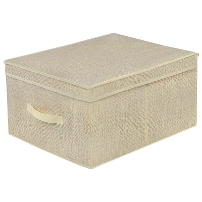 Коробка для хранения с ручкой, текстиль, размер: 40*50*25см