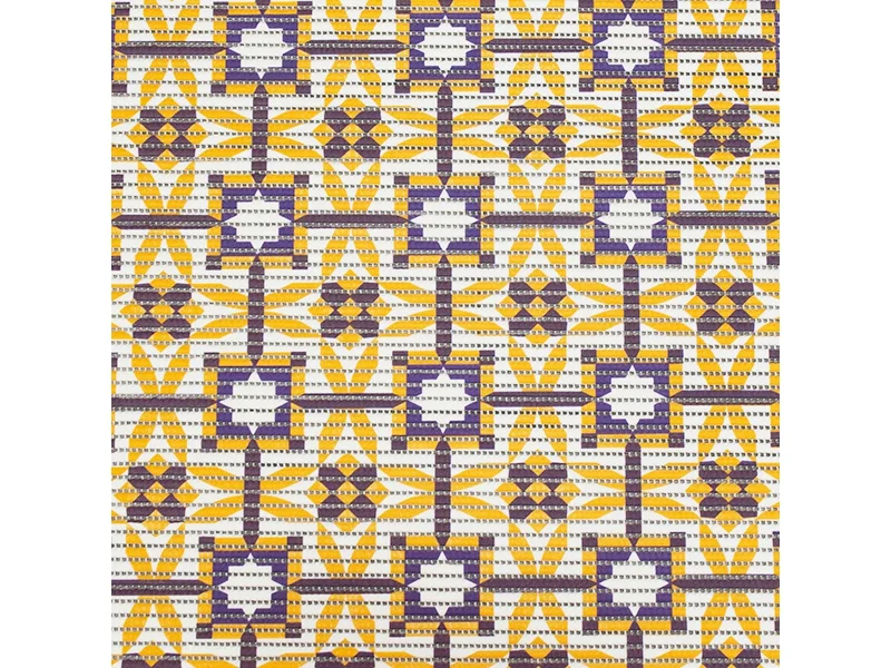 Коврик из вспененного ПВХ "ПРЕОБРАЖЕНИЕ" 0,65х15м 210PT-yellow-violet