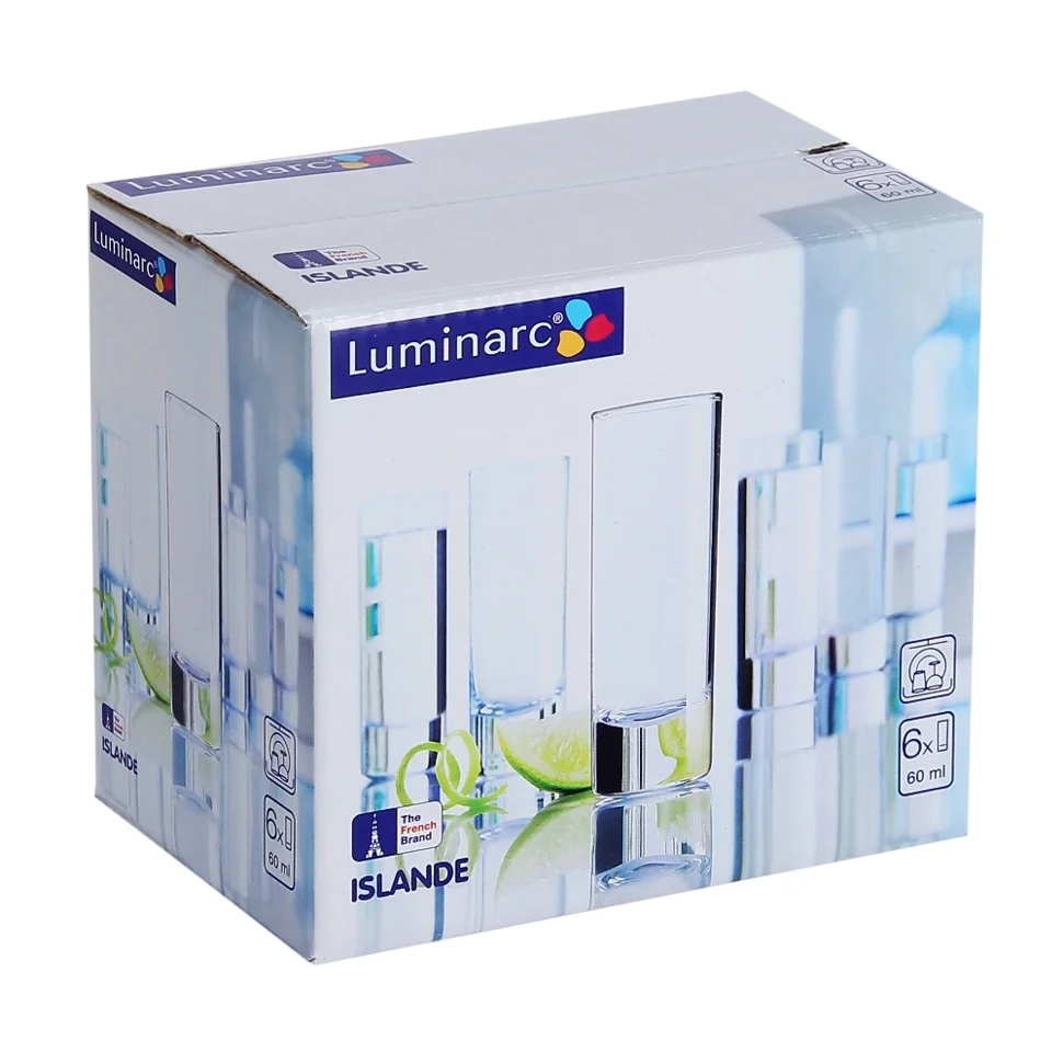 Набор стопок Luminarc ИСЛАНДИЯ 6*60мл. J2891/ 01358