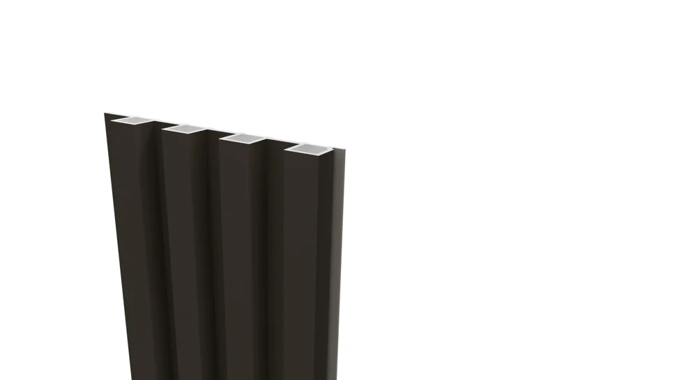 Панель стеновая реечная ARTIVA WPC 168х18х2700 мм, Серый Кварц, WPC/18, полимерно-древесный композит